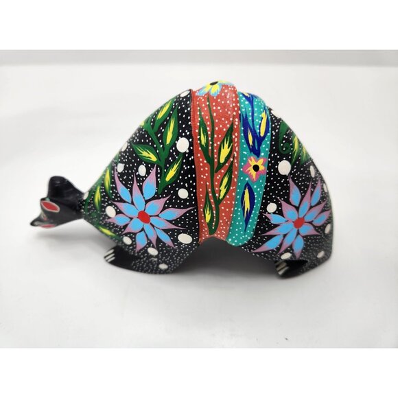 Vintage Oaxacan Wood Carving Painted Animal Artist Beltran Mexico Folk Art - Picture 2 of 7